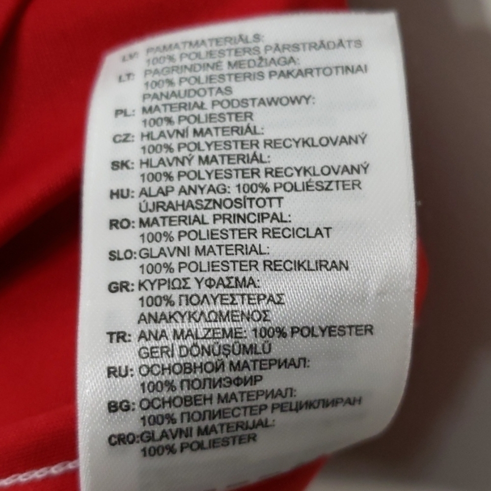 Adidas Red Men Tiro Jersey Shirt Size S - Picture 5 of 5